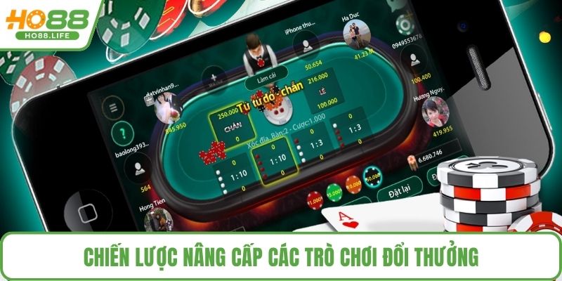 Chiến lược nâng cấp các trò chơi đổi thưởng